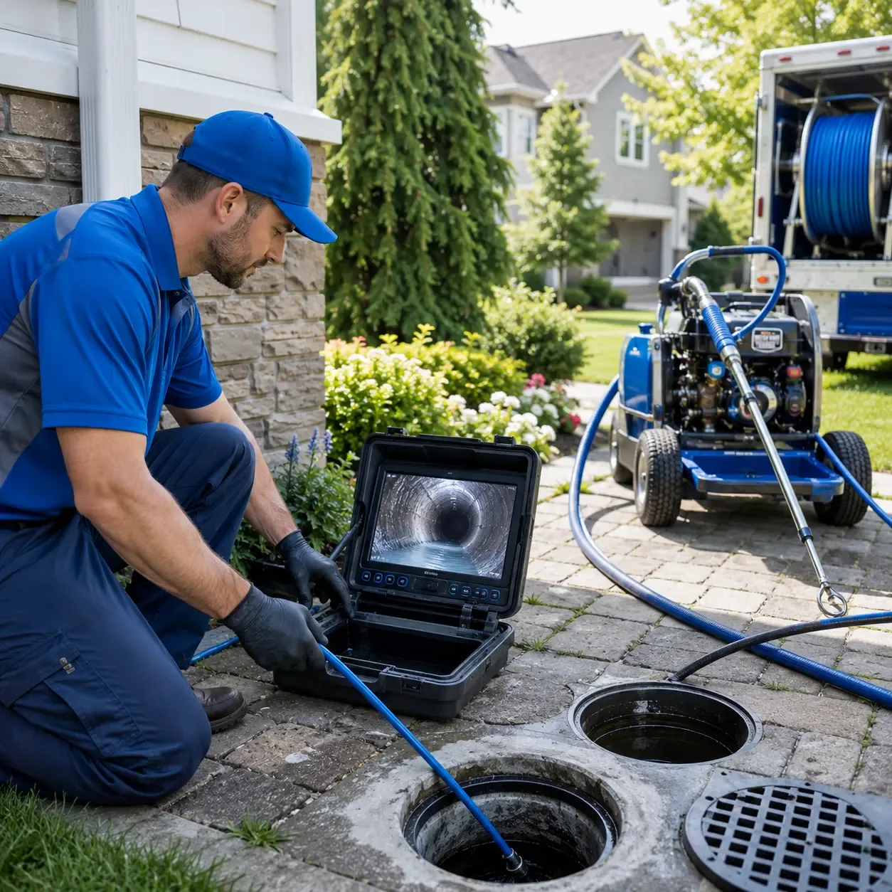 Outdoor drain cleaning professionals serving Abington, MA